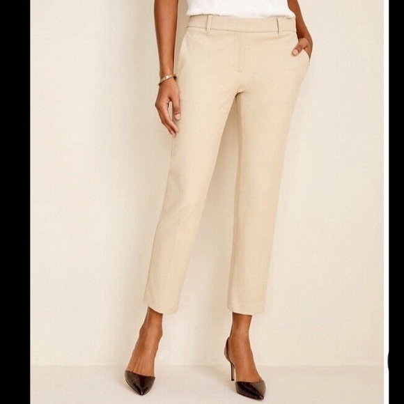 Pants - BRAND NEW ANN TAYLOR MID RISE CROPPED TROUSER SZ 2